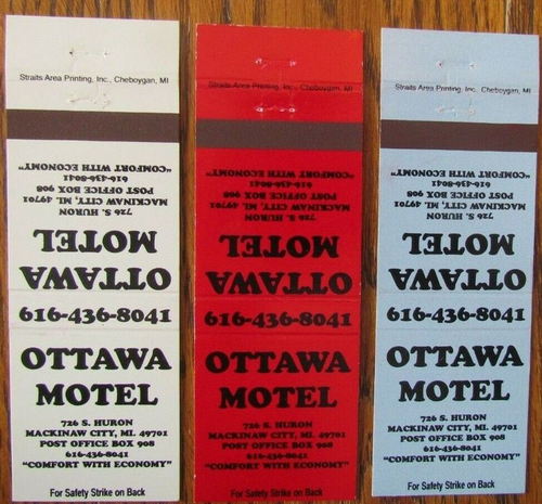 Ottawa Motel - Old Matchbooks (newer photo)